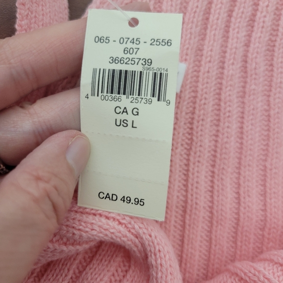 Aerie Womens Pink Knit Crop Tank Top. Large NWT - Picture 4 of 9